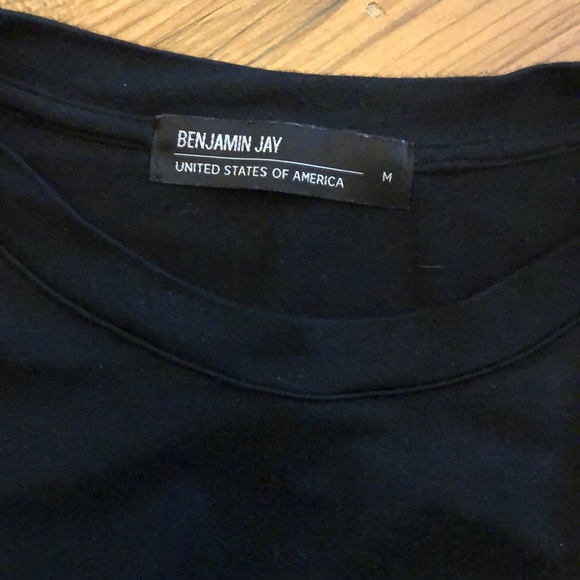 Benjamin Jay super soft modal cross front tee M - Picture 2 of 6